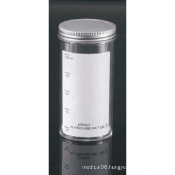 250ml Sample Containers with Metal Cap and Plain Label